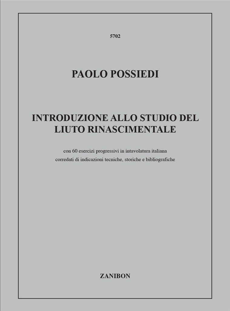 Introduzione Allo Studio Del Liuto Rinascimentale